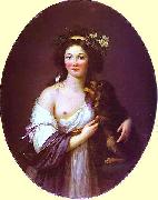 Portrait of Mme D'Aguesseau.